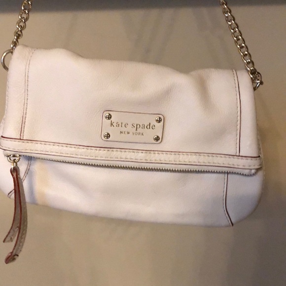 👗Vintage Kate Spade Fold over bag zips and pocket - Picture 1 of 11